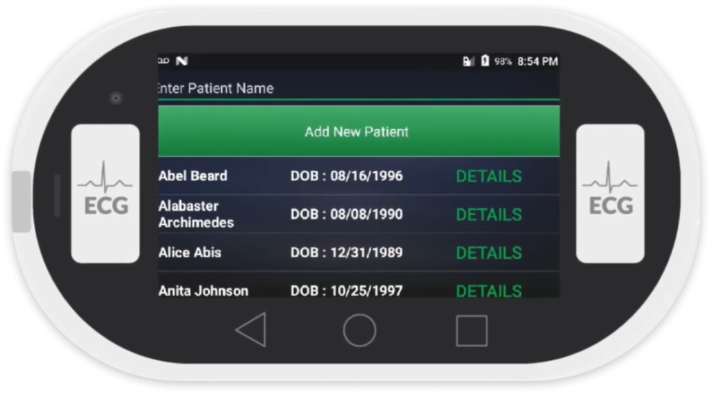 Vitals 360 con Lista de Pacientes